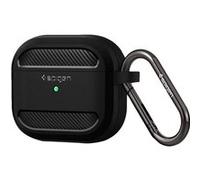Spigen Rugged Armor Coque Compatible avec Airpods 3 (3ème Génération 2021) - Noir Mat