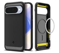 Spigen Rugged Armor MagFit Coque pour Google Pixel 10 et Pixel 10 Pro Compatible avec Pixelsnap et MagSafe [Protection Antichoc]- Noir Mat