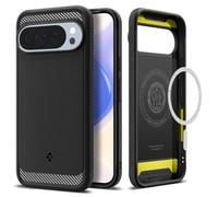 Spigen Rugged Armor MagFit Coque pour Google Pixel 10 Pro XL Compatible avec Pixelsnap et MagSafe [Protection Antichoc] - Noir Mat