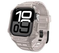 Spigen Rugged Armor Pro 2 Coque avec Bracelet Compatible avec Apple Watch 11/10 42mm (2025/2024) - Dune Beige