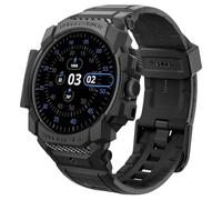 Spigen Rugged Armor Pro Coque avec Bracelet Compatible avec Google Pixel Watch 3 45mm (2024) - Noir Mat