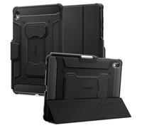 Spigen Rugged Armor Pro Coque Compatible avec Samsung Galaxy Tab S11 (2025) Étui avec Support pour Stylet, Fonction Veille/réveil Automatique - Noir