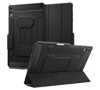 Spigen Rugged Armor Pro Coque Compatible avec Samsung Galaxy Tab S11 Ultra (2025) Étui avec Support pour Stylet, Fonction Veille/réveil Automatique - Noir