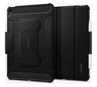 Spigen Rugged Armor Pro Coque Compatible avec iPad Air 11 Pouces 7e Gén M3 (2025), 6e Gén M2 (2024) / iPad Air 10.9 Pouces 5e/4e Gén. (2022/2020) [Rangement de Stylo] - Noir