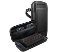 Spigen Rugged Armor Pro Étui Compatible avec Nintendo Switch 2 2025 Housse de Transport avec Espace de Stockage pour Carte de Jeu - Noir
