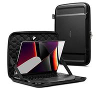 Spigen Rugged Armor Pro Housse Rigide pour Ordinateur Portable Compatible avec Macbook Pro 14" (2025/2024/2023/2021) / MacBook Air 13" M3 (2024) / Galaxy Book Pro 13.3" / LG Gram 360 14" - Noir