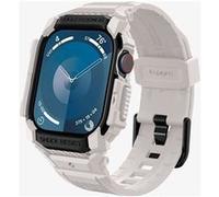 Spigen Rugged Armor Pro - Sacoche pour montre intelligente - robuste - polyuréthanne thermoplastique (TPU) - beige dune - pour Apple Watch Series 10 (GPS + Cellular) (42 mm), Series 10 (GPS) (42 mm) G