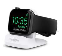 Spigen S350 Support de Charge Compatible avec Apple Watch Ultra 3/2/1, et Series 11 à 1(49/46/45/44/42/41/40mm) avec Base Stable antidérapante - Blanc