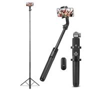Spigen S560W Perche à Selfie Bluetooth 4.2 Extensible 160cm - Noir | Fixation MagSafe sécurisée, trépied en aluminium à double renfort antidérapant et format léger de 163 g