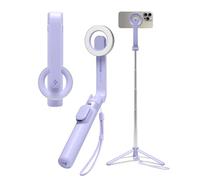Spigen S571W Perche à Selfie Bluetooth 4.2 Extensible 62cm - Lavende
