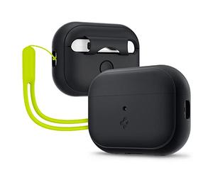 Spigen Silicone Fit Coque Housse de Protection en Silicone Case Compatible avec AirPods Pro 2ème génération (2023/2022) - Noir