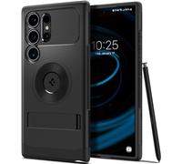 Coque pour Samsung Galaxy S24 Ultra - Spigen Slim Armor MagFit - Noir
