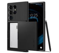 Spigen Slim Armor CS Coque Compatible avec Samsung Galaxy S24 Ultra 5G - Noir