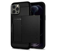 Spigen Slim Armor CS Coque pour iPhone 12 Pro/12 - Noir