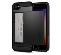 Slim Armor CS - Coque de protection pour téléphone portable - polycarbonate, polyuréthanne thermoplastique (TPU) - noir - pour Apple iPhone 7, 8