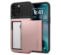Spigen Slim Armor CS - Coque de protection pour téléphone portable - polycarbonate, polyuréthanne thermoplastique (TPU) - rose gold - pour Apple iPhone 15 Pro