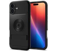 Spigen Slim Armor MagFit - Coque de protection pour téléphone portable - compatibilité avec MagSafe - polyuréthanne thermoplastique (TPU), polycarbonate (PC) - noir - pour Apple iPhone 16 NOIR