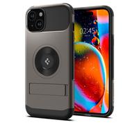 Spigen Slim Armor MagSafe, gunmetal - iPhone 15