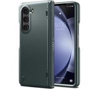 Coque et étui téléphone mobile SPIGEN Slim Armor Pro - Etui à rabat pour téléphone portable - polycarbonate, mousse à impact - vert abîme - pour Samsung Galaxy Z Fold5