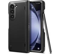 Spigen Slim Armor Pro - Pen Edition - étui à rabat pour téléphone portable - polycarbonate, mousse à impact - noir Noir G