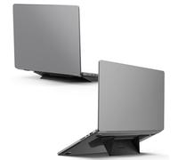 Spigen Slim Fold Support Ordinateur Portable Adhésif Réutilisable, Support PC Portable Léger et Stable [Design Pliable Fin] Ergonomique & Antidérapant, Compatible avec MacBook Pro/Air 11"-16" et Plus