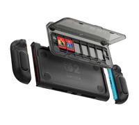 Spigen Snap Switch Étui avec Compartiment magnétique Amovible pour 6 Cartes à Jouer, 2 Cartes SIM Compatible avec Nintendo Switch 2 2025 - Noir