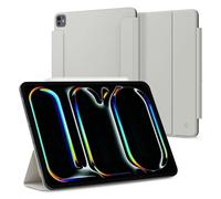 Coque portefeuille,Coque 2 en 1 iPad Pro 13 (2024) M4 Spigen Spigen Air Skin Folio OneTap Gris