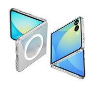 Spigen Spigen Coque AirSkin MagSafe Samsung Galaxy Z Flip 7 Clear / White Blanc