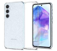 Spigen Spigen Coque Liquid Crystal Samsung Galaxy A55 Glitter Crystal Quartz Transparent