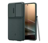 Spigen Spigen Coque Optik Armor Camera slider pour Samsung Galaxy S26 Ultra Abyss Green Vert foncé