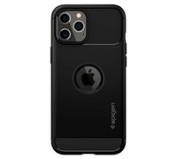 Spigen Spigen Coque Rugged Armor iPhone 12 (Pro) Noir Noir