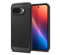 Spigen Rugged Armor MagFit Coque Compatible avec Google Pixel 9a [Souple] - Noir Mat