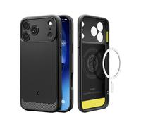 Spigen Spigen Coque Rugged Armor MagSafe iPhone 17 Pro Matte Black Noir