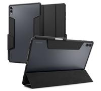 Spigen Ultra Hybrid Pro Coque Compatible avec Samsung Galaxy Tab S11 Ultra (2025) Étui avec Support pour Stylet Dos Transparent et Rigide Fonction Veille/réveil Automatique - Noir