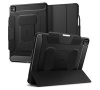 Spigen Coque Rugged Armor Pro – iPad Pro 13 pouces M5/M4 (2025-2024) – Rangement de stylo – Noir