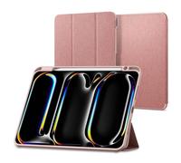 Spigen Urban Fit Coque Compatible avec iPad Pro 11 Pouces M5/M4 (2025-2024) [Rangement de Stylo] - Or Rose