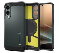 Spigen Coque Tough Armor(AI) MagFit – Compatible avec Samsung Galaxy S25 Edge – Vert