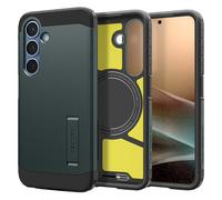 Spigen Coque Tough Armor(AI) MagFit – Compatible avec Samsung Galaxy S25 Plus – Vert