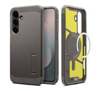 Spigen Tough Armor MagFit Coque Compatible avec Samsung Galaxy S25 FE - Gunmetal