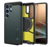 Spigen Spigen Coque Tough Armor MagSafe Samsung Galaxy S25 Ultra Abyss Green Vert foncé