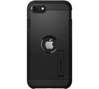 Spigen Spigen Coque Tough Armor pour iPhone SE (2022 / 2020) Noir Noir