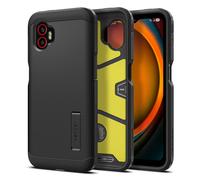Spigen Tough Armor Coque [Support Solide] Compatible avec Samsung Galaxy Xcover 7 Pro - Noir