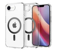 Spigen Coque pour iPhone 16e, Ultra Hybrid MagFit, [Anti-jaunissement] - Fibre de Carbone