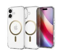 Spigen Spigen Coque Ultra Hybrid MagSafe iPhone 17 Clear Gold Transparent