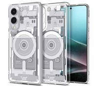 Spigen Spigen Coque Ultra Hybrid Zero One MagFit Samsung Galaxy S25 Edge Blanc Transparent