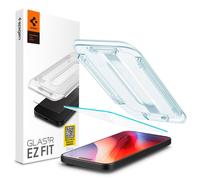 Spigen Spigen EZ Fit Glas.tR avec plateau d'installation 1 pack pour iPhone 16 Pro Transparent