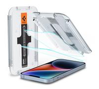 Spigen Verre trempé Glas.TR EZ Fit - Installation facile - Transparent - iPhone 14/13/13 Pro