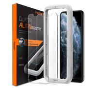 Spigen Spigen GLAStR EZ Fit Screenprotector 2 Pack + Applicator voor de iPhone 11 Transparent