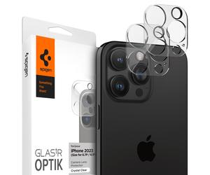 Spigen Spigen GLAStR Optik Camera Lens Protector protection de îlot photo (lot de 2) pour iPhone 16 Pro (Max) / 15 Pro (Max) / 14 Pro (Max) Transparent Transparent