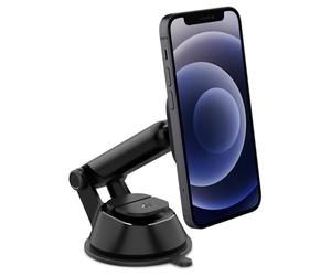 Spigen Spigen OneTap Support de Téléphone Voiture Magnétique MagSafe Pare-brise/Tableau de Bord Noir Noir